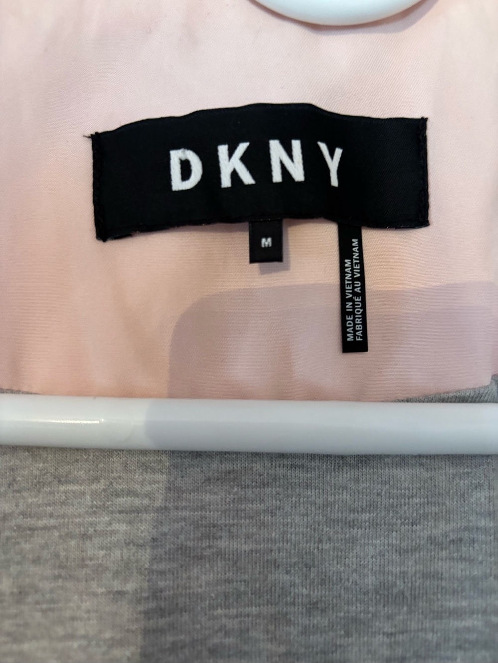 DKNY Women's Hooded Light Pink Rain Jacket - Picture 4 of 9